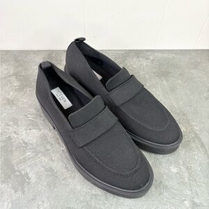 Steven New York Brynn knit black slip-on loafer size 9.5 chunky